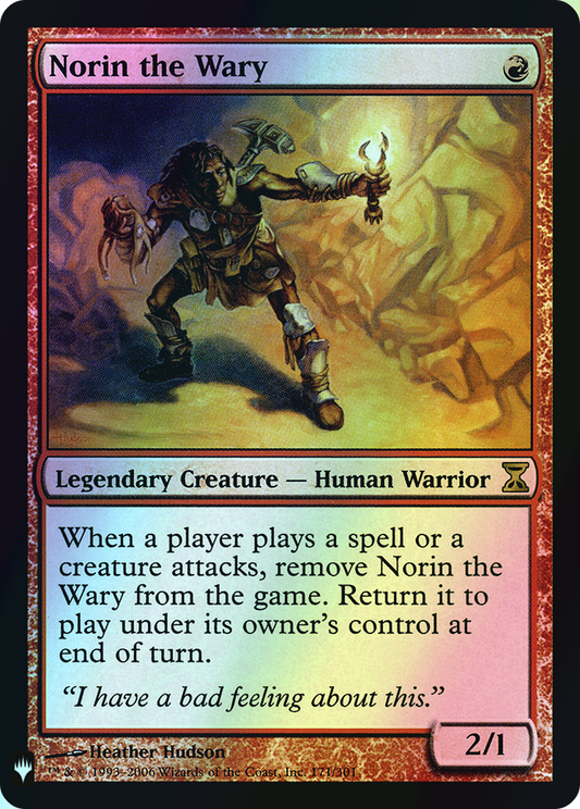 Norin the Wary (PLST) #TSP-171 [EN/F] s/o