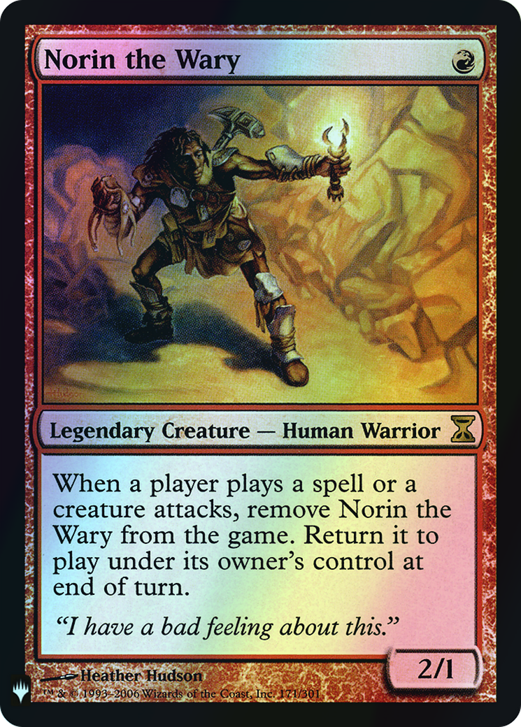 Norin the Wary (PLST) #TSP-171 [EN/F] s/o