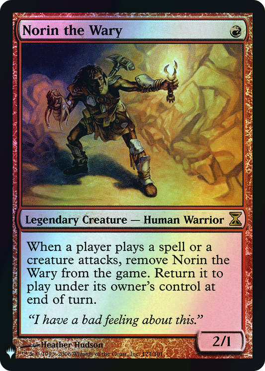 Norin the Wary (PLST) #TSP-171 [EN/F] s/o