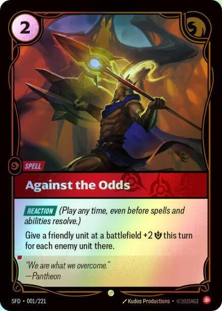 Against the Odds (SFD) #001 [EN/F]