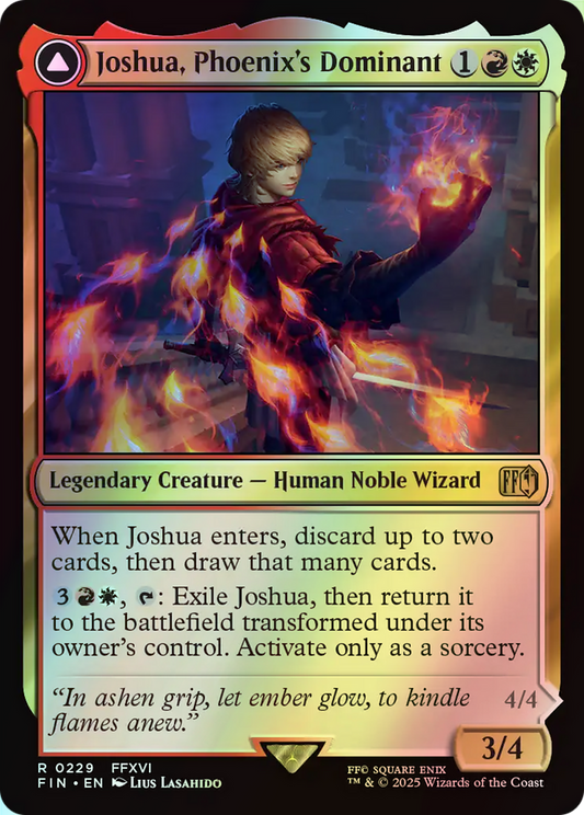 Joshua, Phoenix's Dominant // Phoenix, Warden of Fire (FIN) #229 [EN/F] s/o