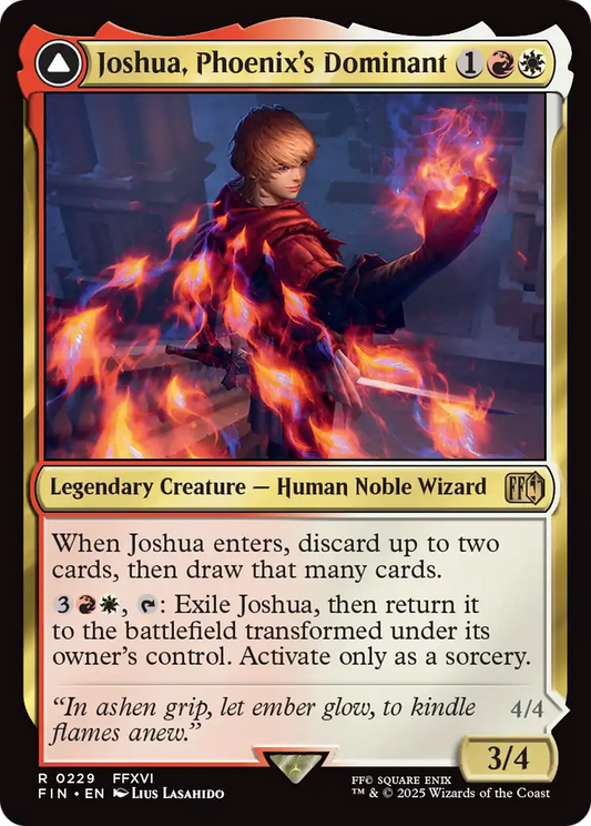 Joshua, Phoenix's Dominant // Phoenix, Warden of Fire (FIN) #229 [EN/N] s/o