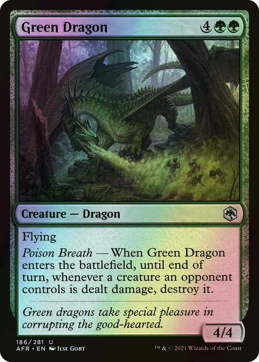 Green Dragon (AFR) #186 [EN/F] s/o
