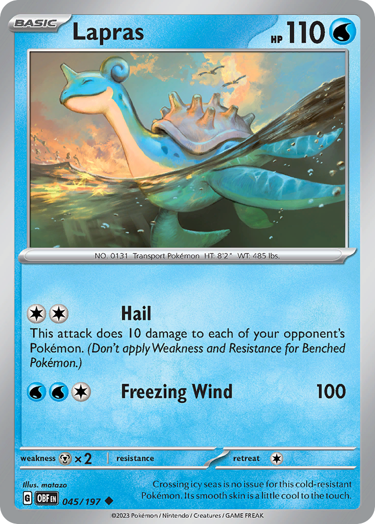 Lapras (OBF) #045 [EN/N]