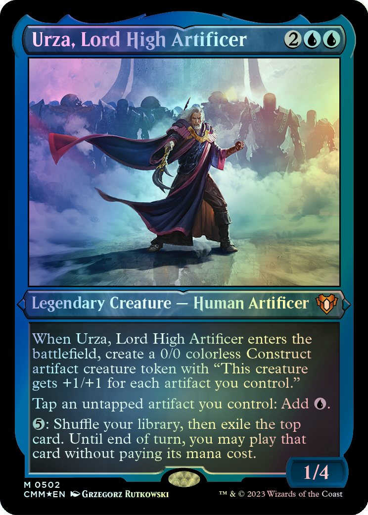 Urza, Lord High Artificer (CMM) #502 [EN/E] s/o
