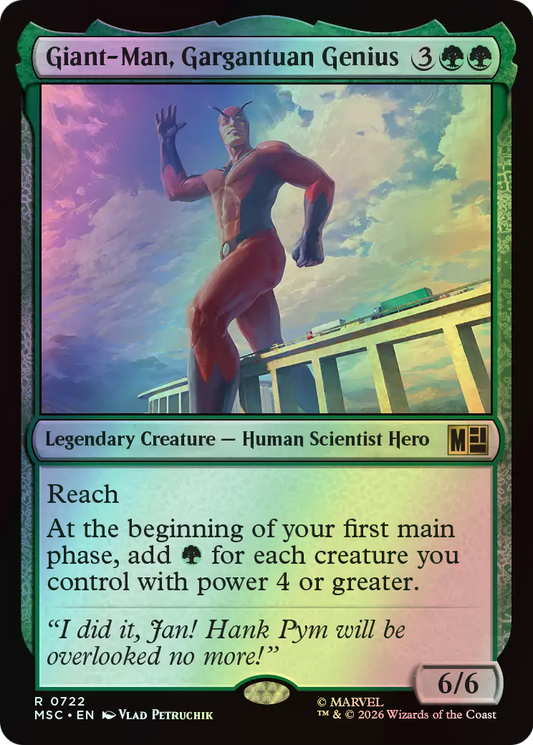 Giant-Man, Gargantuan Genius (MSC) #722 [EN/F]