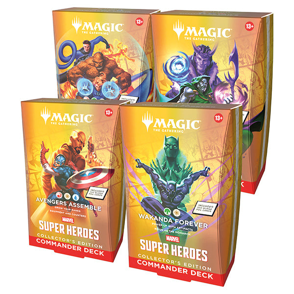 [PRE-ORDER] Magic: The Gathering - Marvel Super Heroes Commander - Collector's Edition Set (All 4 Decks)