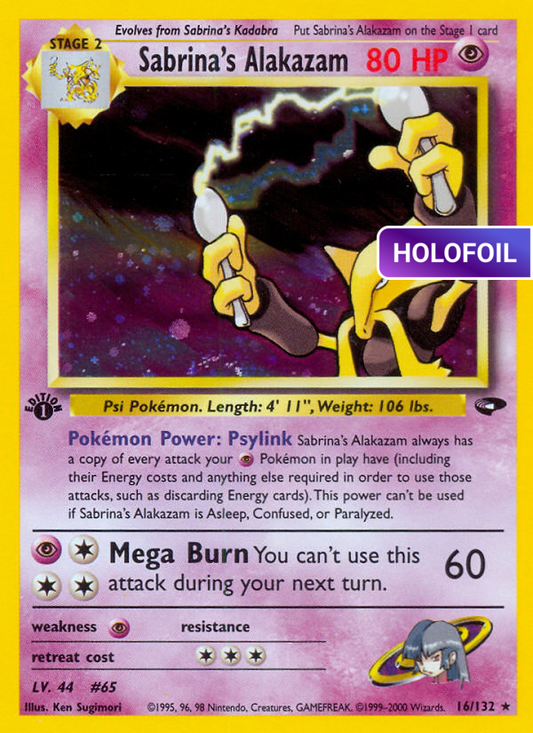 Sabrina's Alakazam (G2) #016 [EN/1EH] s/o