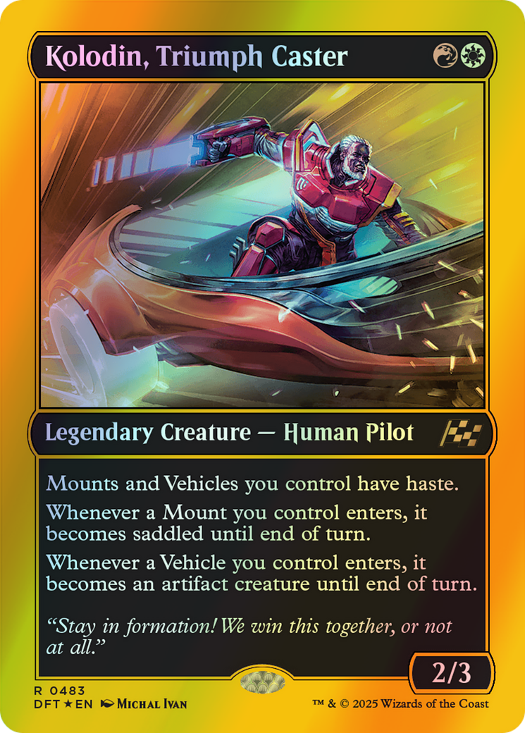 Kolodin, Triumph Caster - Firstplace Foil (DFT) #483 [EN/F] s/o
