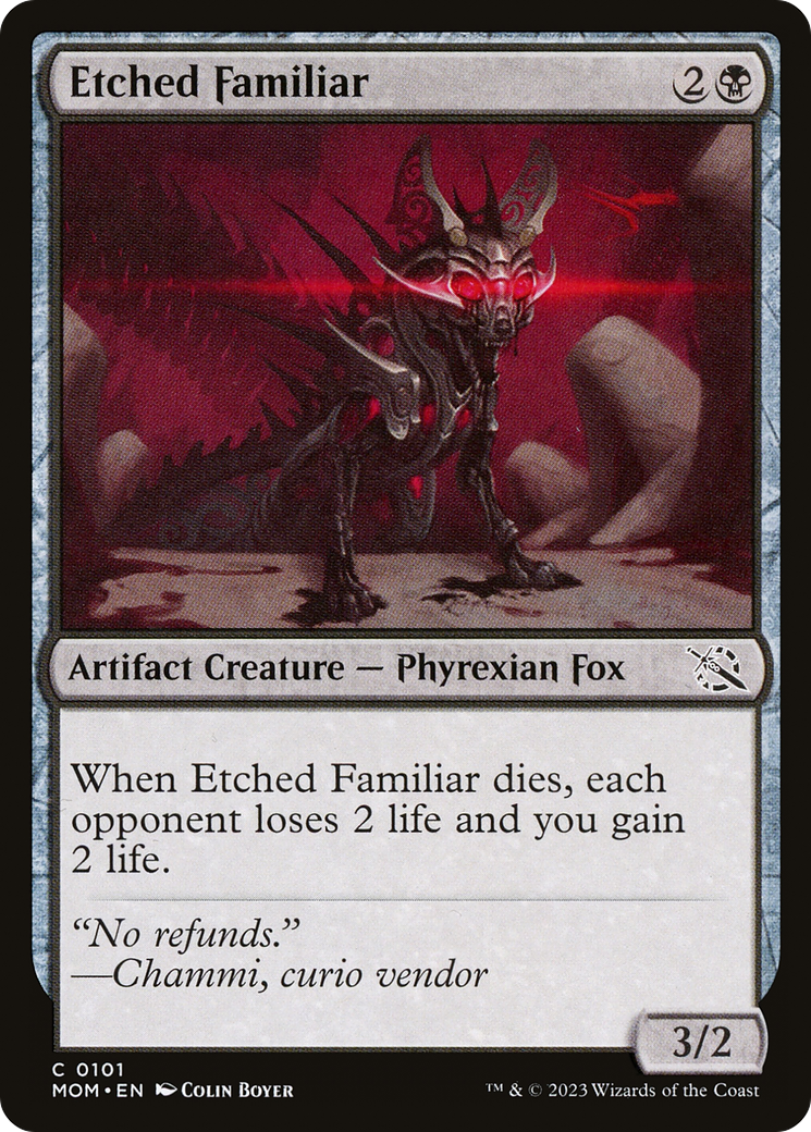 Etched Familiar (MOM) #101 [EN/N] s/o