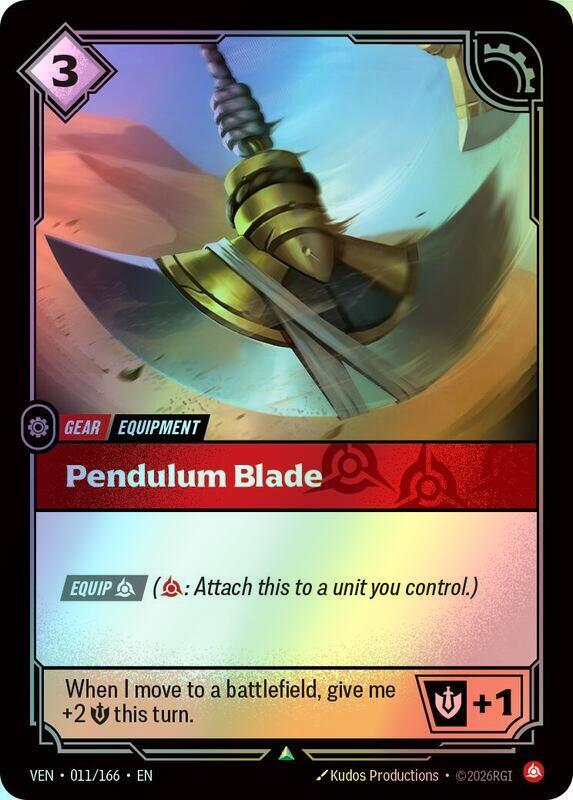 Pendulum Blade (VEN) #011 [EN/F]