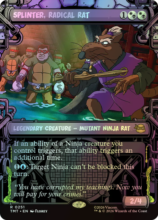 Splinter, Radical Rat (TMT) #251 [EN/F] s/o