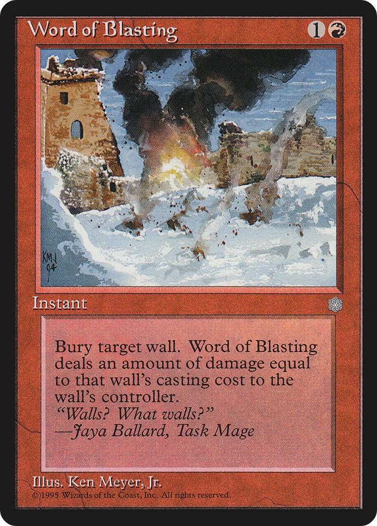 Word of Blasting (ICE) #224 [EN/N]