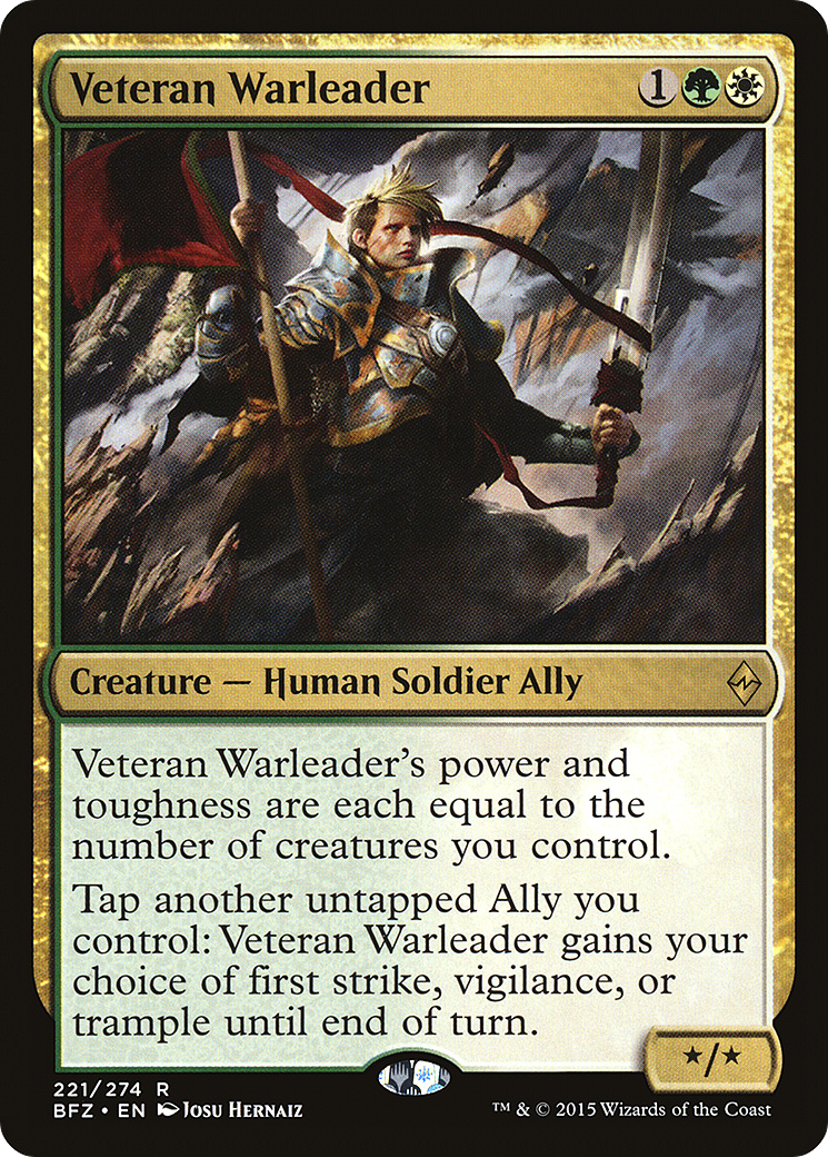 Veteran Warleader (BFZ) #221 [EN/N]