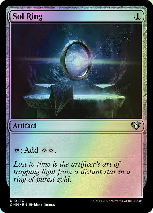 Sol Ring (CMM) #410 [EN/F] s/o