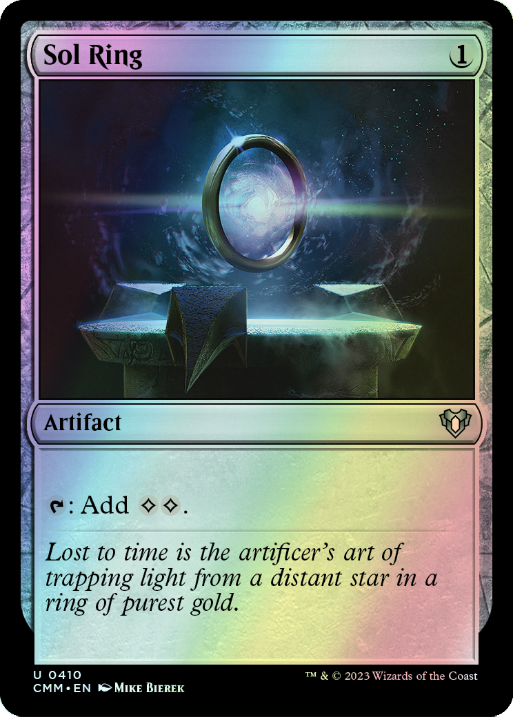 Sol Ring (CMM) #410 [EN/F] s/o