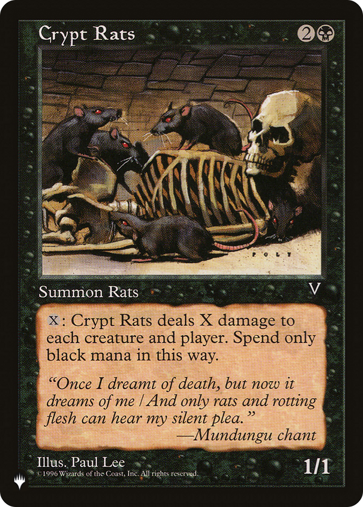 Crypt Rats (PLST) #VIS-55 [EN/N] s/o
