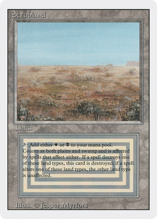 Scrubland (3ED) #286 [EN/N] s/o