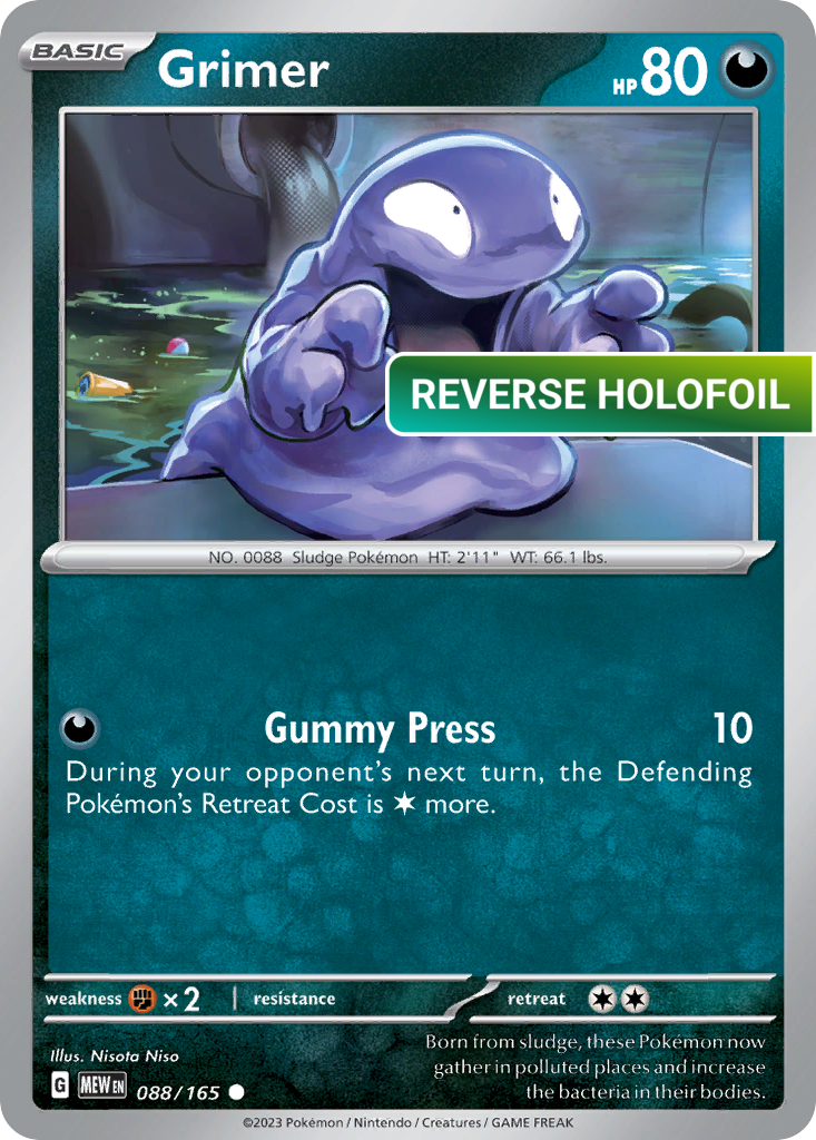 Grimer (MEW) #088 [EN/R] s/o