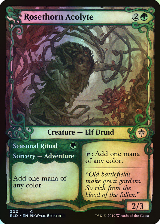 Rosethorn Acolyte // Seasonal Ritual (ELD) #300 [EN/F] s/o
