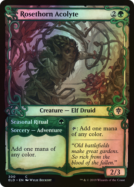 Rosethorn Acolyte // Seasonal Ritual (ELD) #300 [EN/F] s/o