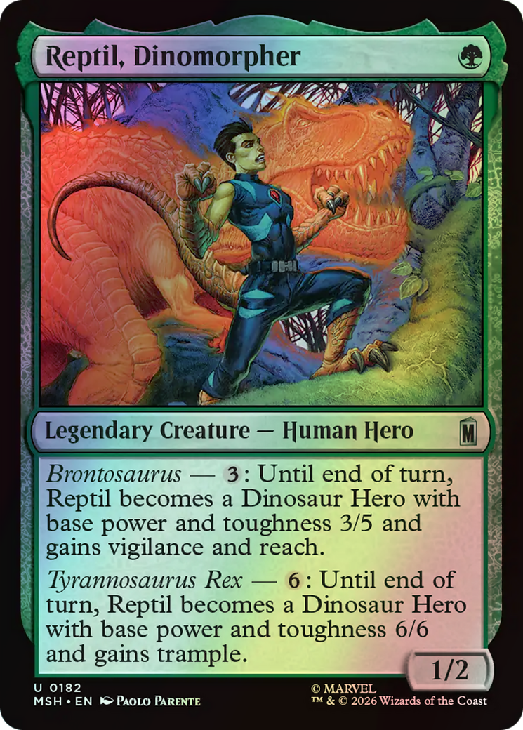 Reptil, Dinomorpher (MSH) #182 [EN/F]