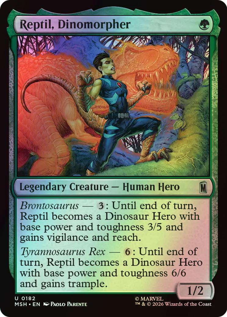 Reptil, Dinomorpher (MSH) #182 [EN/F]