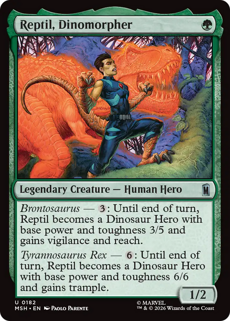 Reptil, Dinomorpher (MSH) #182 [EN/N]