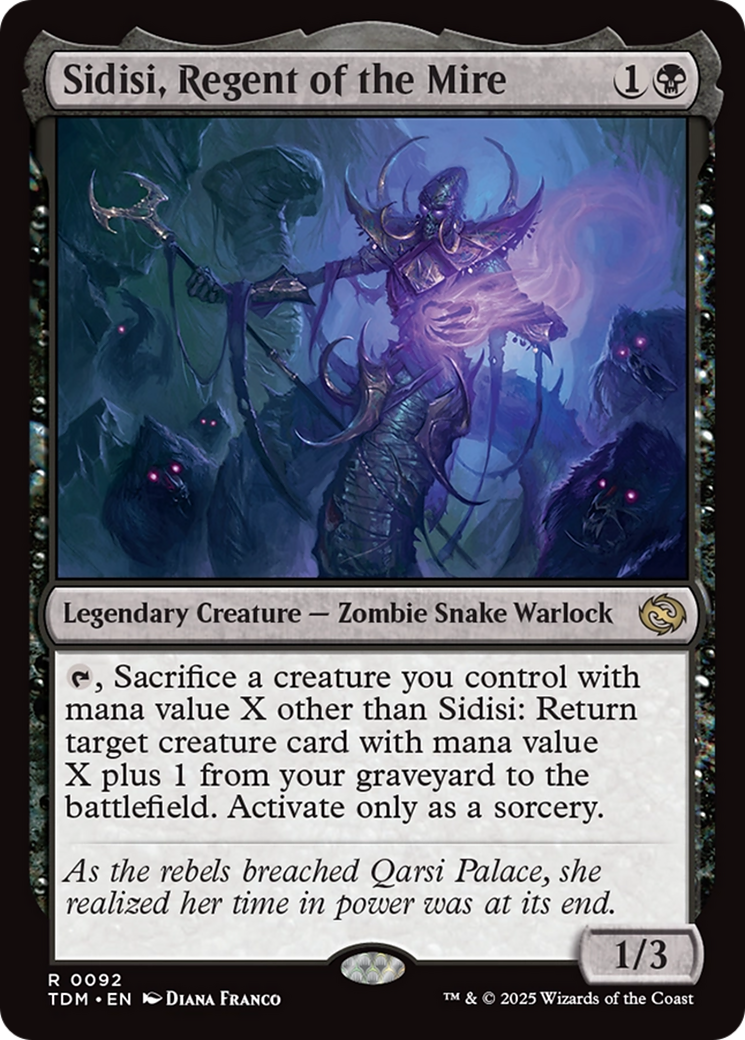 Sidisi, Regent of the Mire (TDM) #92 [EN/N] s/o