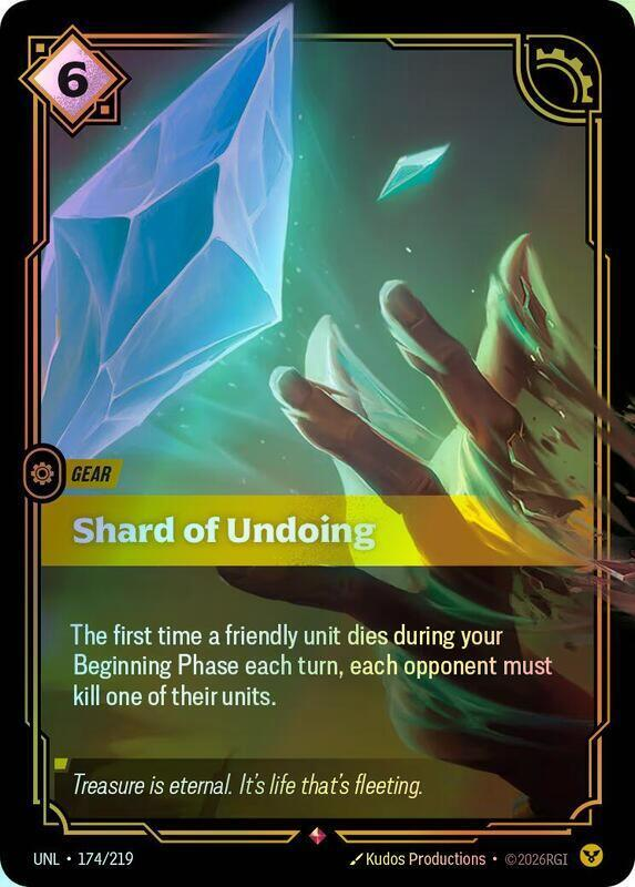 Shard of Undoing (UNL) #174 [EN/F] s/o