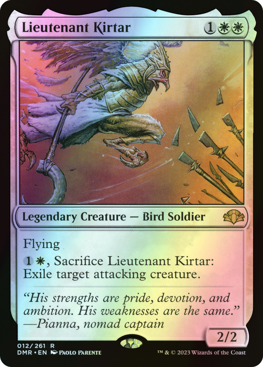 Lieutenant Kirtar (DMR) #12 [EN/F] s/o