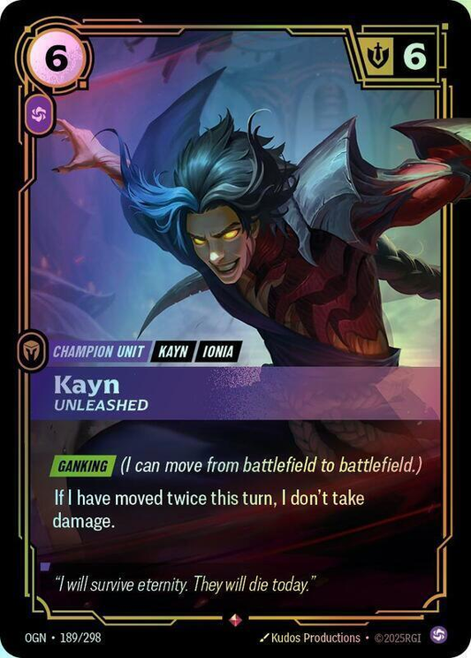 Kayn - Unleashed (OGN) #189 [EN/F]