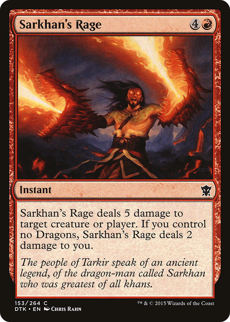 Sarkhan's Rage (DTK) #153 [EN/N]