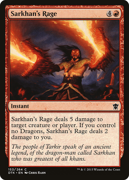 Sarkhan's Rage (DTK) #153 [EN/N]