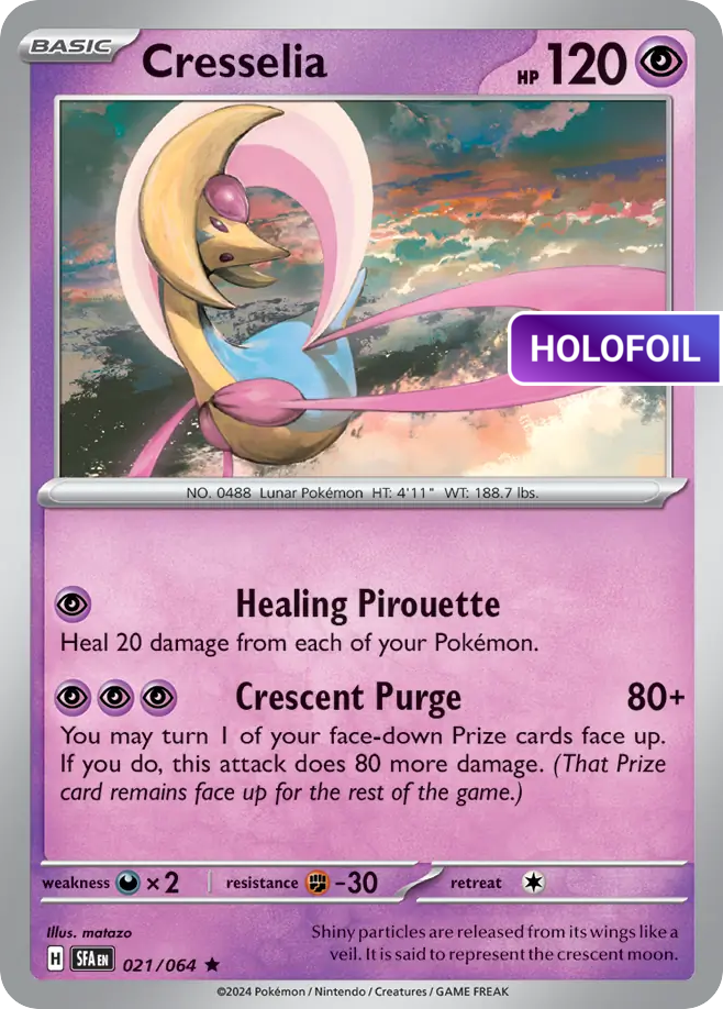Cresselia (SFA) #21 [EN/H] s/o