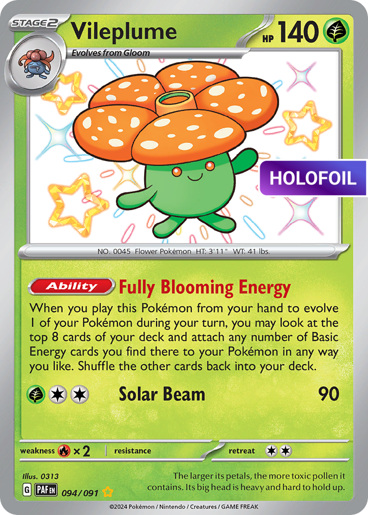 Vileplume (PAF) #94 [EN/H]