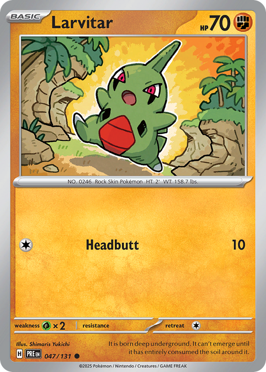 Larvitar (PRE) #047_V1 [EN/N] s/o