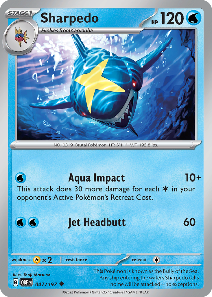 Sharpedo (OBF) #047 [EN/N]