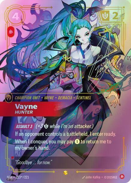 Vayne - Hunter (Signature) (SFD) #223* [EN/F] s/o