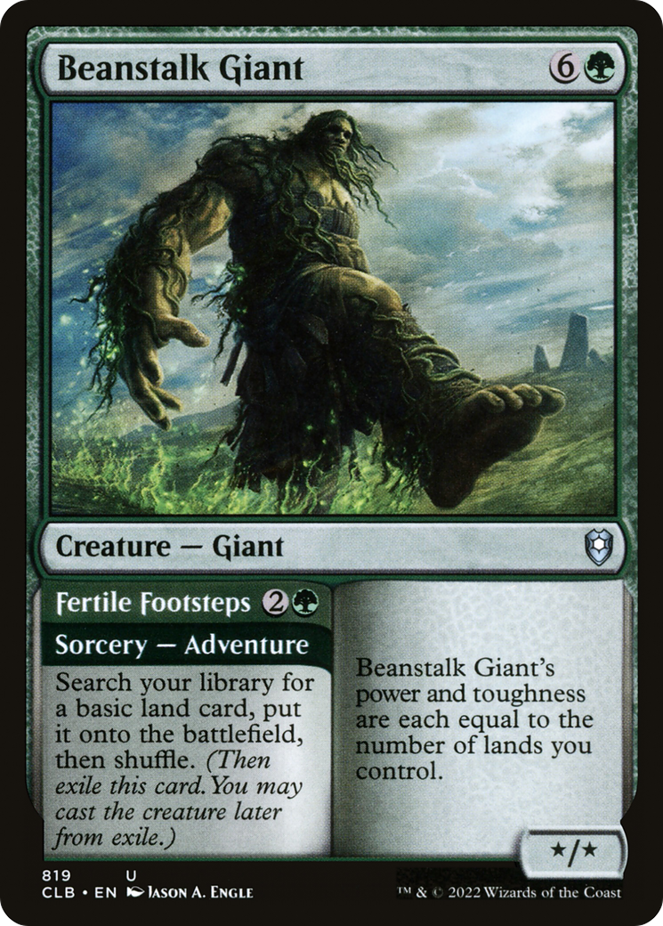 Beanstalk Giant // Fertile Footsteps (CLB) #819 [EN/N] s/o