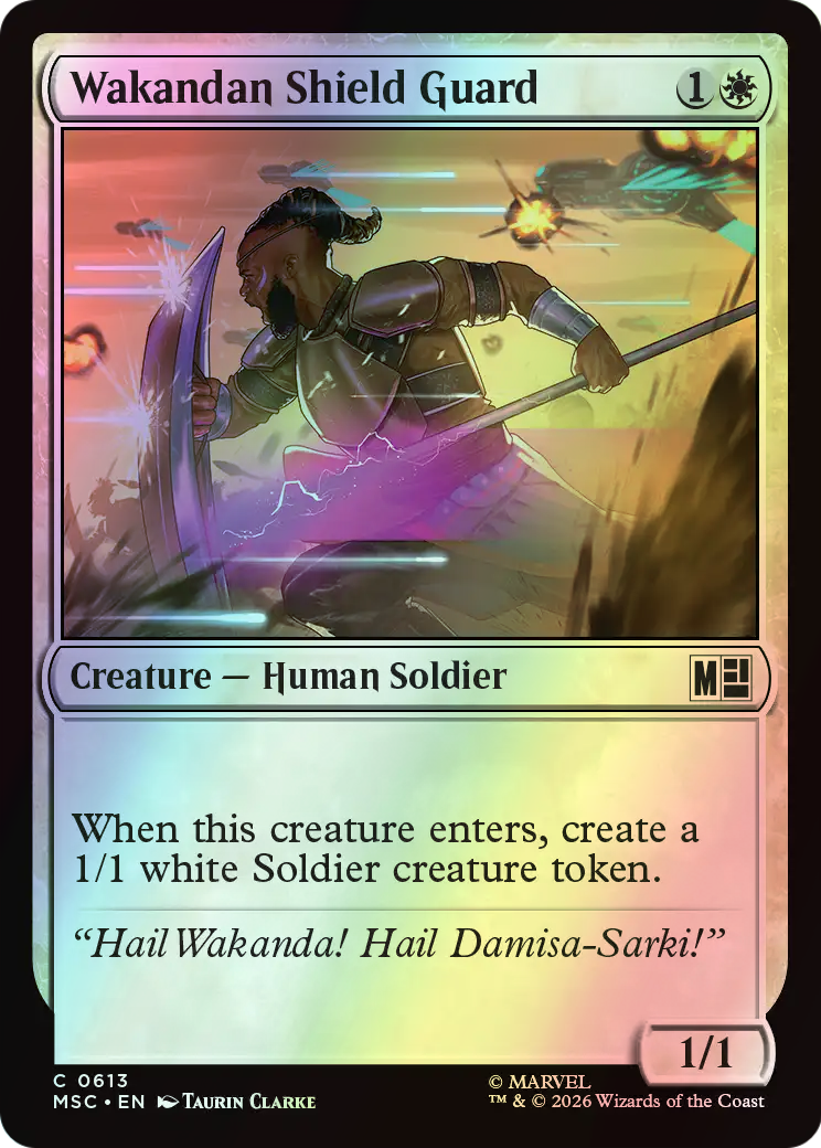 Wakandan Shield Guard (MSC) #613 [EN/F]