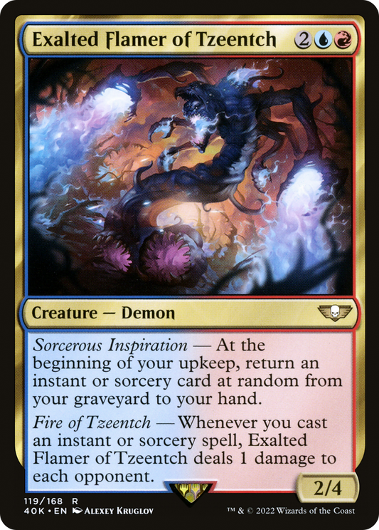 Exalted Flamer of Tzeentch (40K) #119 [EN/N] s/o