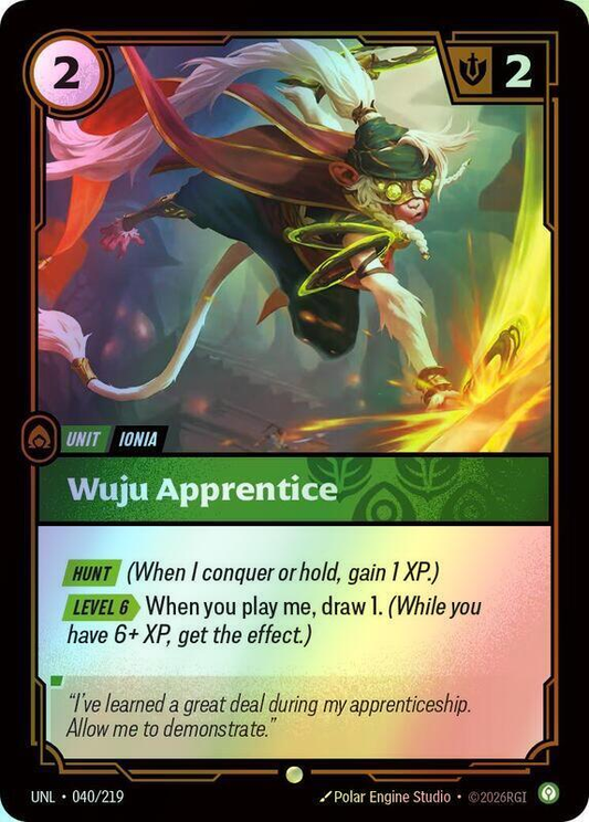 Wuju Apprentice (UNL) #040 [EN/F] s/o
