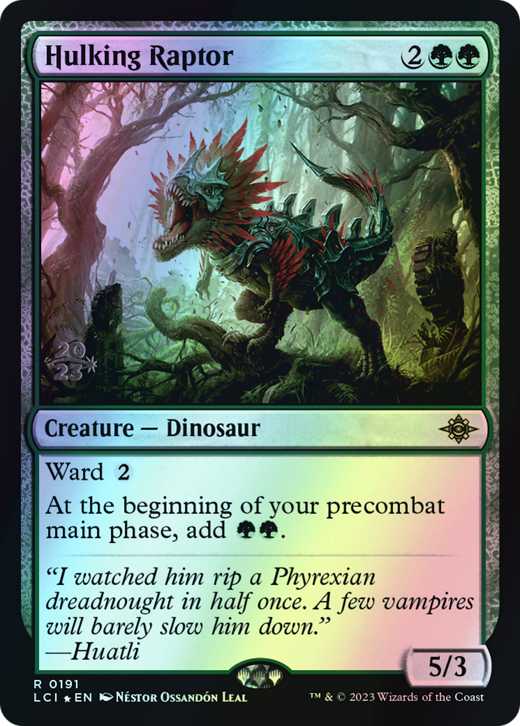 Hulking Raptor (PLCI) #191s [EN/F] s/o