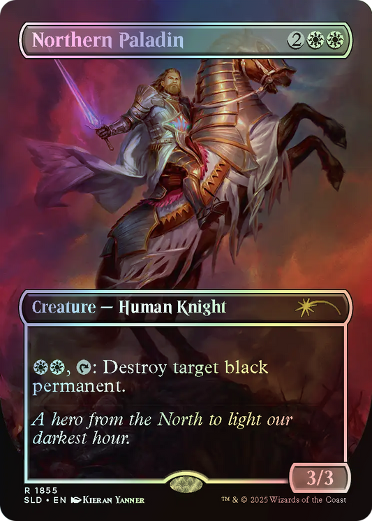Northern Paladin - Rainbow Foil (SLD) #1855 [EN/F]