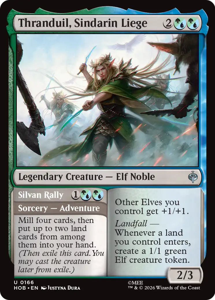 Thranduil, Sindarin Liege // Silvan Rally (HOB) #166 [EN/N]