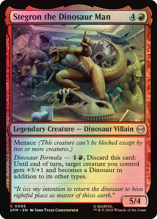 Stegron the Dinosaur Man (SPM) #95 [EN/F]