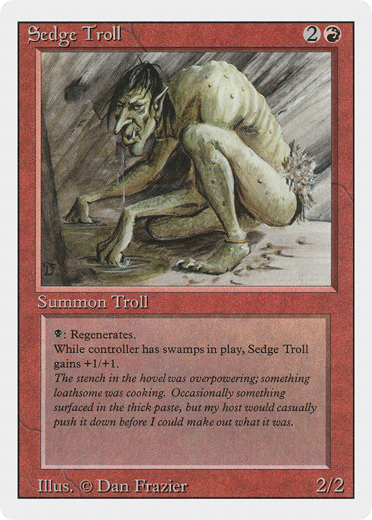 Sedge Troll (3ED) #174 [EN/N]