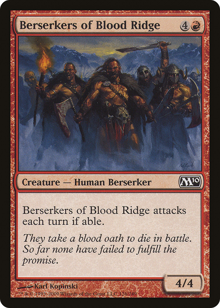 Berserkers of Blood Ridge (M10) #126 [EN/N]