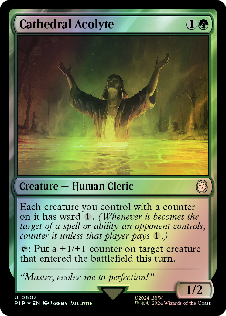 Cathedral Acolyte - Surge Foil (PIP) #603 [EN/F]